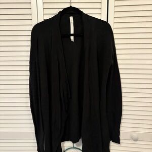 Lululemon Black Open Front Women's Sweater